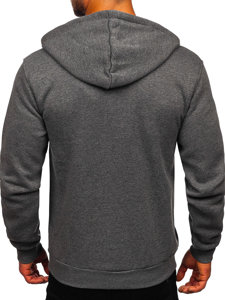 Men's Thick Zip Hoodie Graphite Bolf 2008