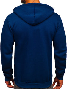 Men's Thick Zip Hoodie Indigo Bolf 2008