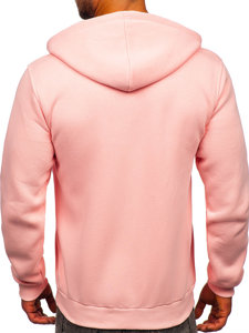 Men's Thick Zip Hoodie Light Pink Bolf 2008