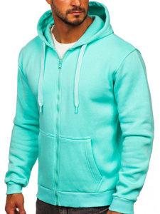 Men's Thick Zip Hoodie Mint Bolf 2008