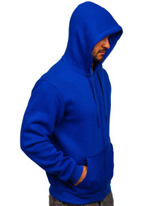 Men's Thick Zip Hoodie Royal Blue Bolf 2008