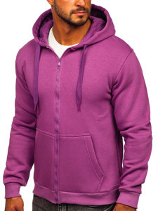 Men's Thick Zip Hoodie Violet Bolf 2008