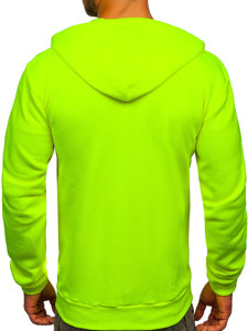 Men's Thick Zip Hoodie Yellow-Neon Bolf 2008