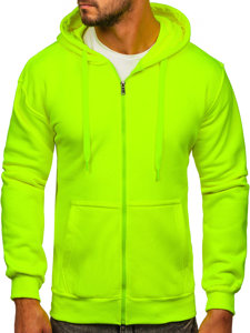 Men's Thick Zip Hoodie Yellow-Neon Bolf 2008