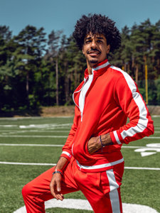 Men's Tracksuit Red Bolf 8C99