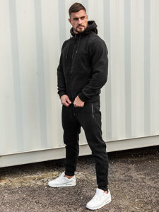 Men's Tracksuit with Hood Black Bolf 3A150A