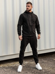 Men's Tracksuit with Hood Black Bolf 3A150A