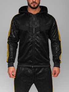 Men's Tracksuit with Hood Black Bolf 3A165