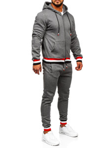 Men's Tracksuit with Hood Graphite Bolf 8C65