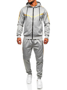 Men's Tracksuit with Hood Grey Bolf 27C8117