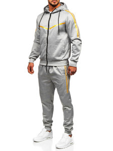 Men's Tracksuit with Hood Grey Bolf 27C8117