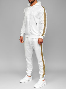 Men's Tracksuit with Hood White Bolf 3A165