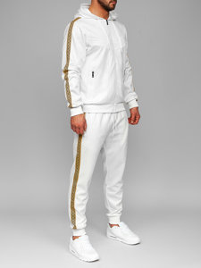 Men's Tracksuit with Hood White Bolf 3A165