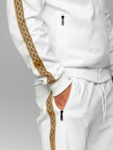 Men's Tracksuit with Hood White Bolf 3A165