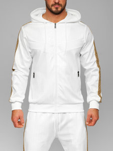 Men's Tracksuit with Hood White Bolf 3A165