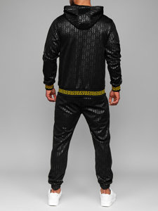 Men's Tracksuit with hood Black Bolf 3A161