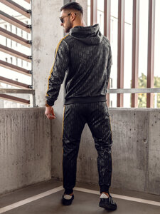 Men's Tracksuit with hood Black Bolf 3A165A