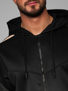 Men's Tracksuit with hood Black Bolf 3A167