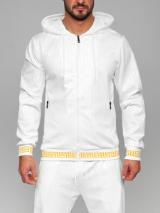 Men's Tracksuit with hood White Bolf 3A161