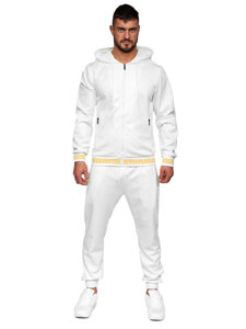 Men's Tracksuit with hood White Bolf 3A161