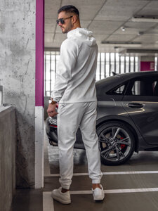 Men's Tracksuit with hood White Bolf 3A162A