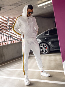 Men's Tracksuit with hood White Bolf 3A165A