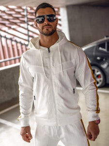 Men's Tracksuit with hood White Bolf 3A165A