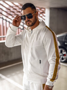 Men's Tracksuit with hood White Bolf 3A165A