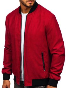 Men's Transitional Bomber Jacket Red Bolf 6118