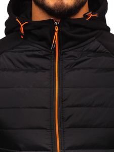 Men's Transitional Down Jacket Black Bolf KS1885