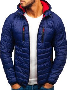 Men's Transitional Down Jacket Navy Blue Bolf LY1019