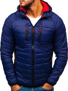 Men's Transitional Down Jacket Navy Blue Bolf LY1019