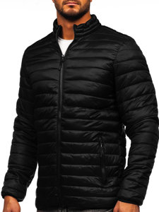 Men's Transitional Quilted Jacket Black Bolf LY33