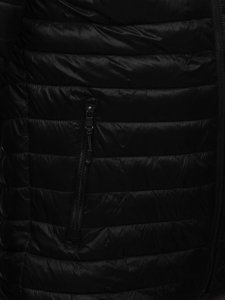 Men's Transitional Quilted Jacket Black Bolf LY33