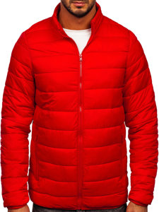 Men's Transitional Quilted Jacket Red Bolf LY33