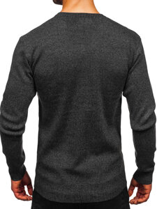 Men’s V-neck Sweater Graphite Bolf S8725