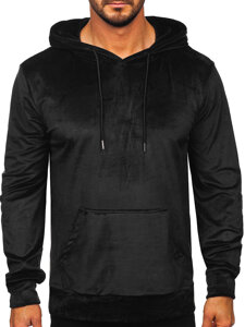 Men's Velour Hoodie Black Bolf 8B1170