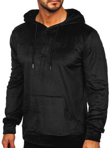 Men's Velour Hoodie Black Bolf 8B1170