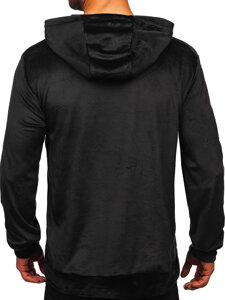 Men's Velour Hoodie Black Bolf 8B1170