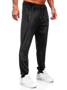 Men's Velour Sweatpants Black Bolf 8K1172