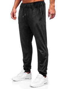 Men's Velour Tracksuit Black Bolf D005