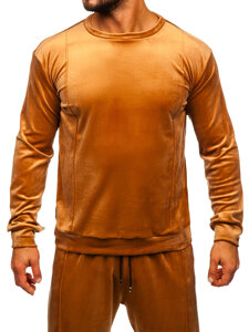 Men's Velour Tracksuit Camel Bolf 0001A