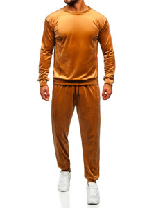 Men's Velour Tracksuit Camel Bolf 0001A