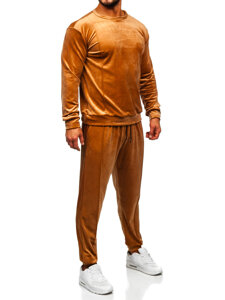 Men's Velour Tracksuit Camel Bolf 0001A