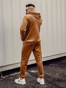 Men's Velour Tracksuit Camel Bolf 0002