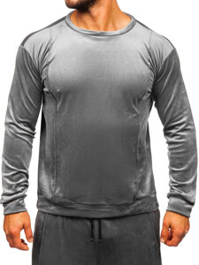 Men's Velour Tracksuit Grey Bolf 0001A