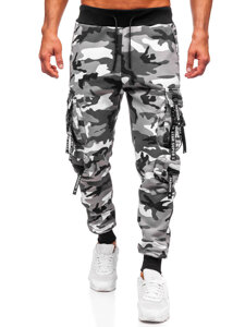 Men’s Warm Cargo Joggers Grey Bolf HSS453