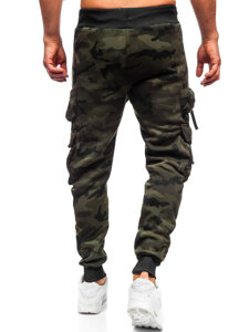 Men’s Warm Cargo Joggers Khaki Bolf HSS353