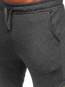 Men's Warm Cargo Sweatpants Graphite Bolf HW2173