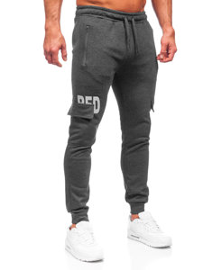 Men's Warm Cargo Sweatpants Graphite Bolf HW2176